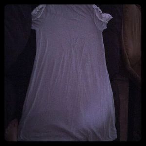 A mid thigh maxi dress